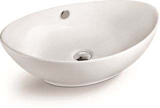 Раковина накладная SantiLine SL-1021 58см белый